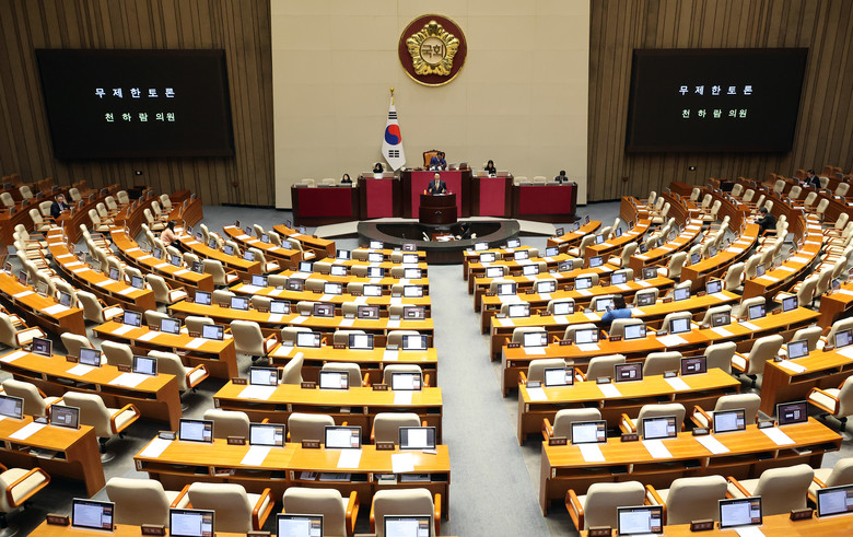 국회 여야, 종합특검법 필버戰 돌입…...