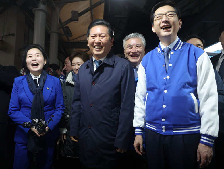 민주당 정청래 대표,하동·진주 방문 ...