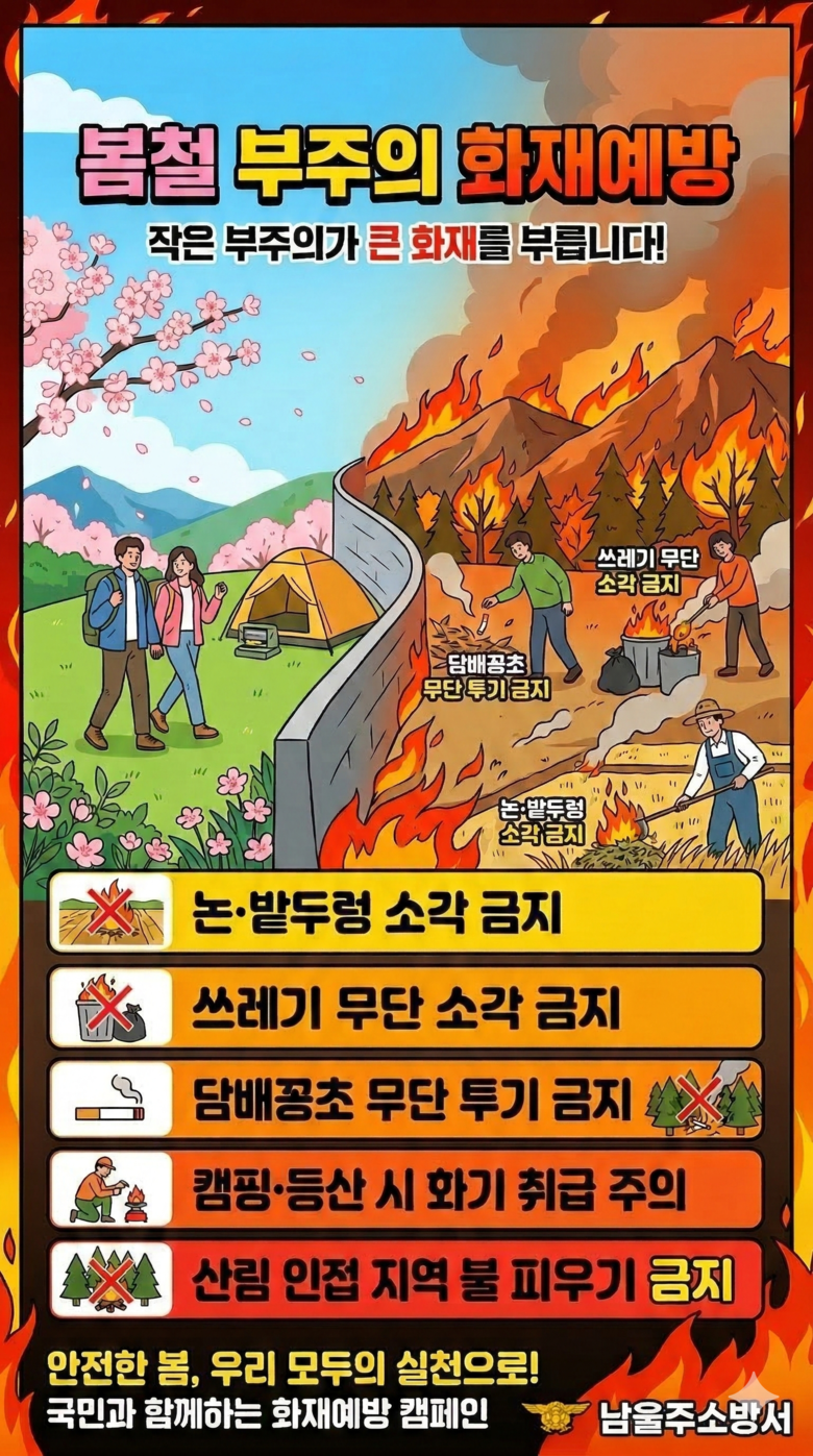 “봄철 부주의가 대형 화재로” 울산 ...